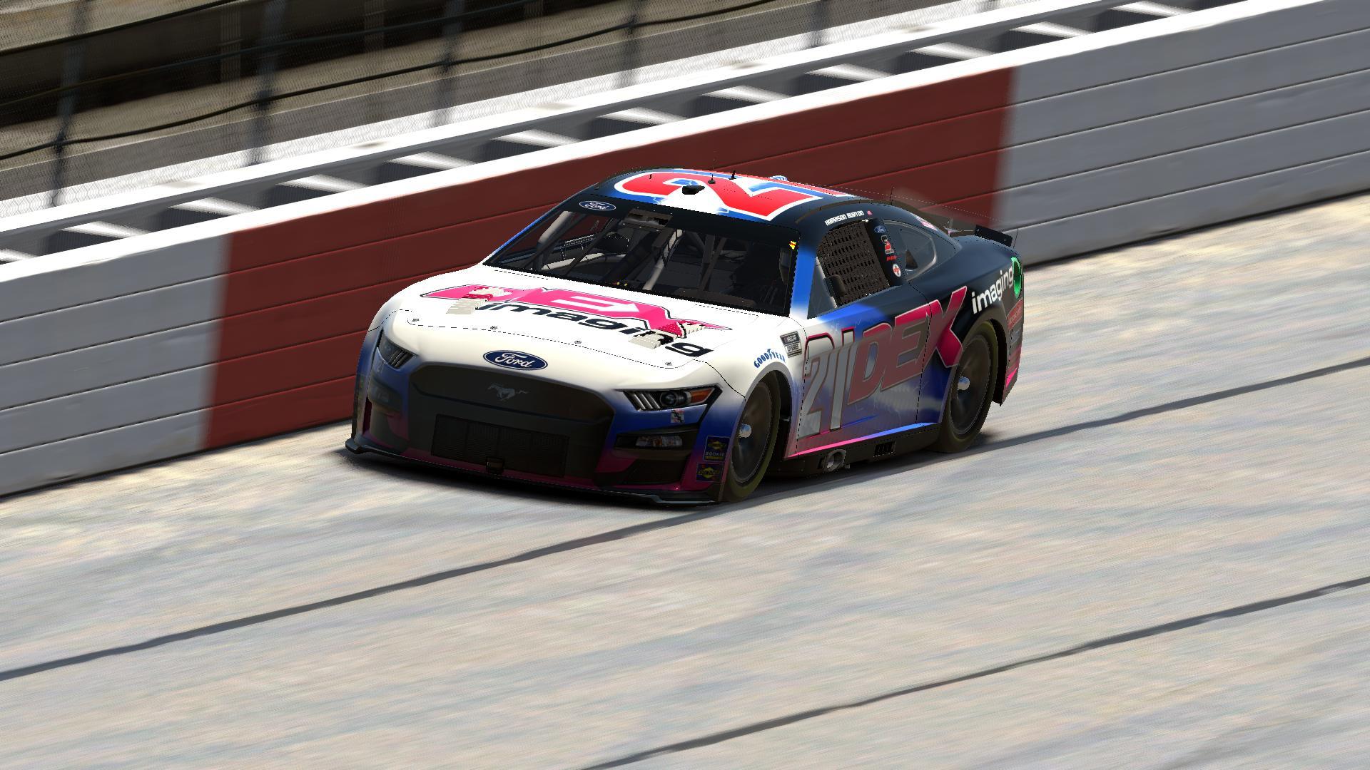 Preview of Harrison Burton Throwback | Dex Imaging | Wood Brothers Racing | Sim Stamped Number by JT Poole