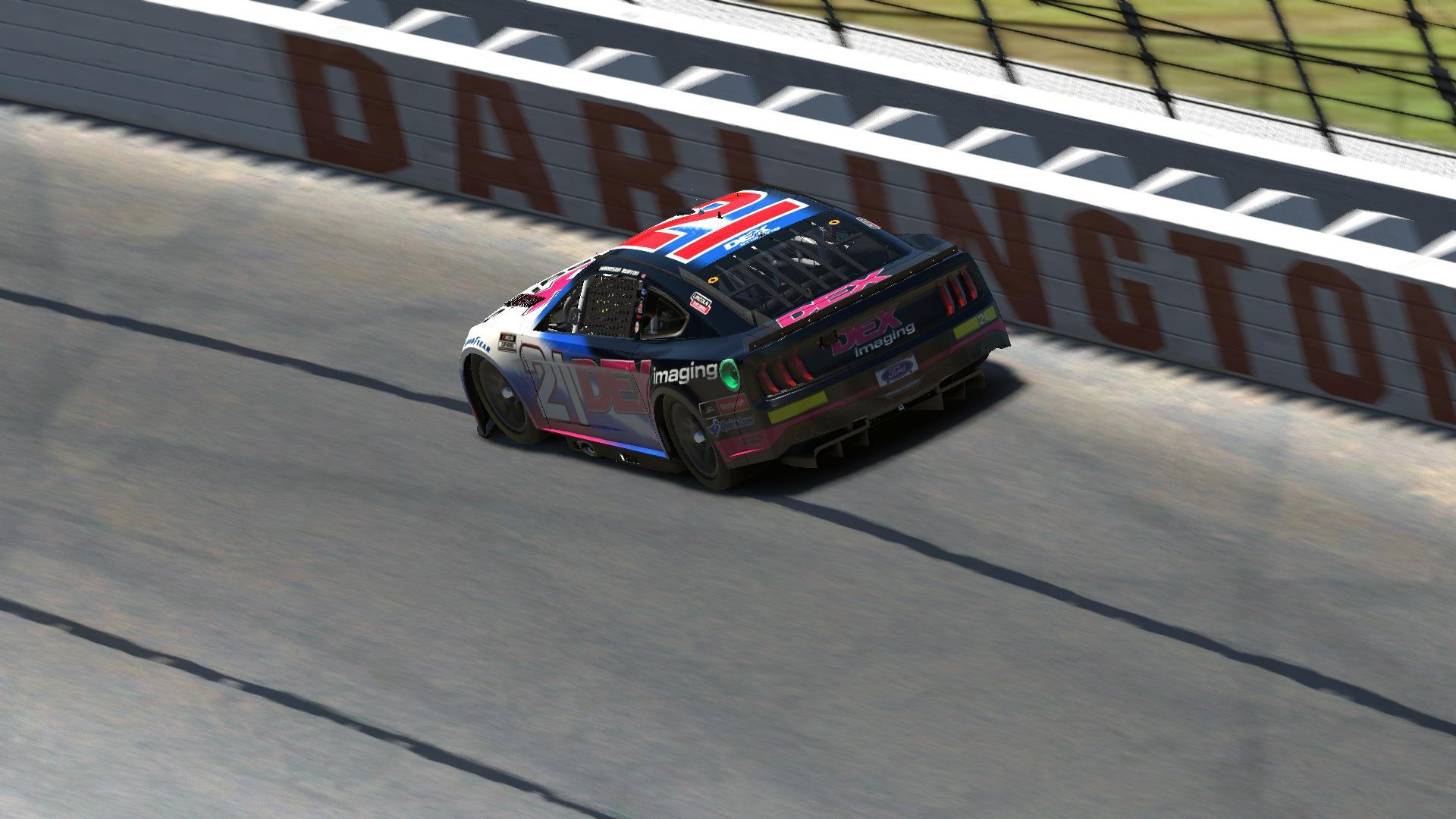 Preview of Harrison Burton Throwback | Dex Imaging | Wood Brothers Racing | Sim Stamped Number by JT Poole