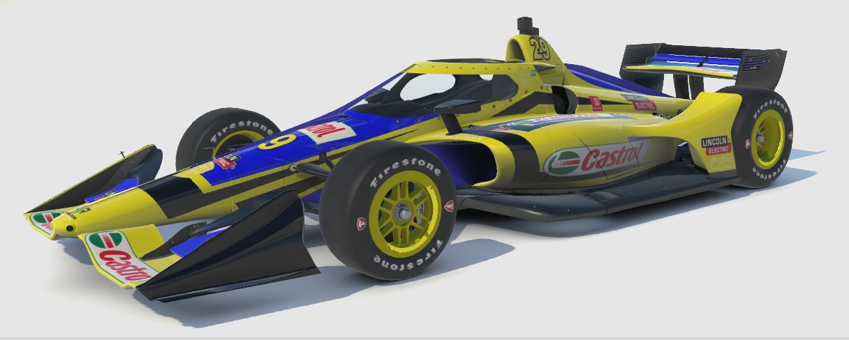 Preview of Castrol Indycar Dallara IR18 by Gene N.