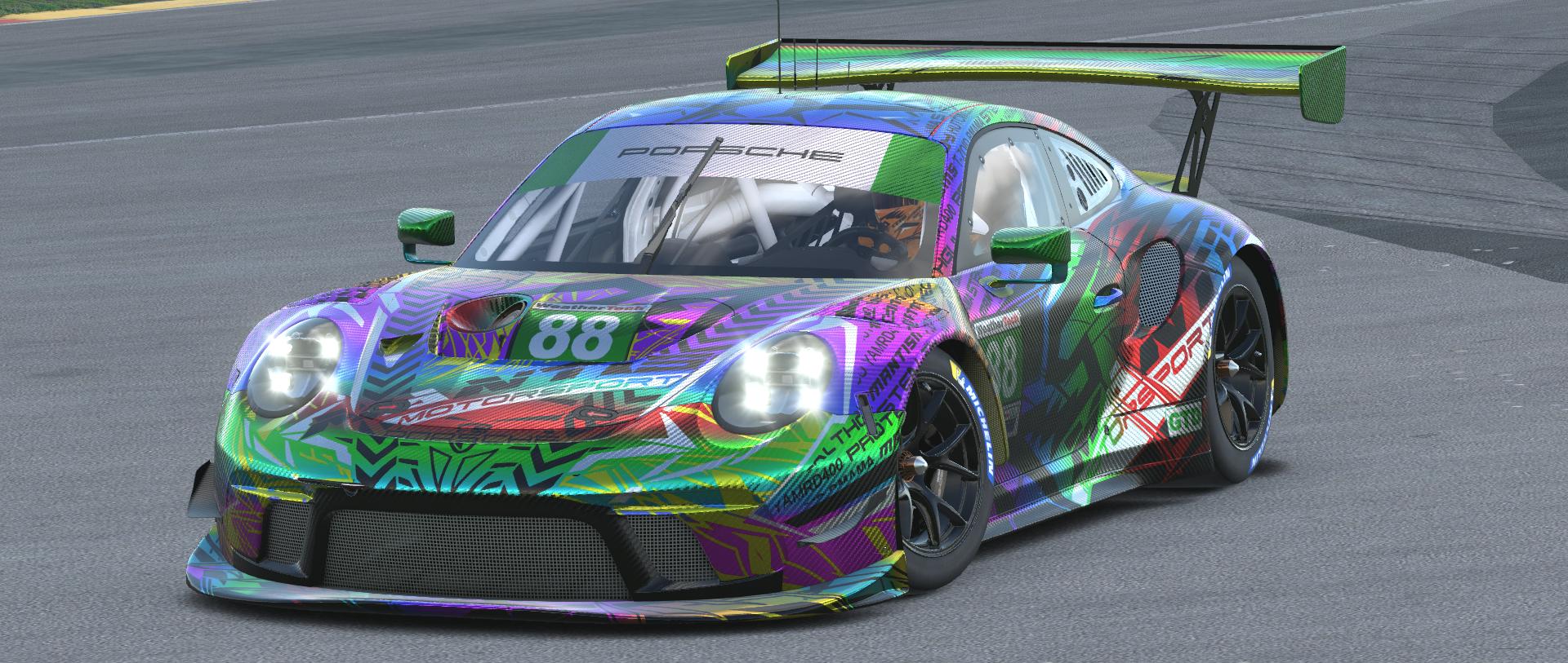 Preview of PORSCHE 911R GT3 IMSA PSYCHO CHROME by Kirk S.