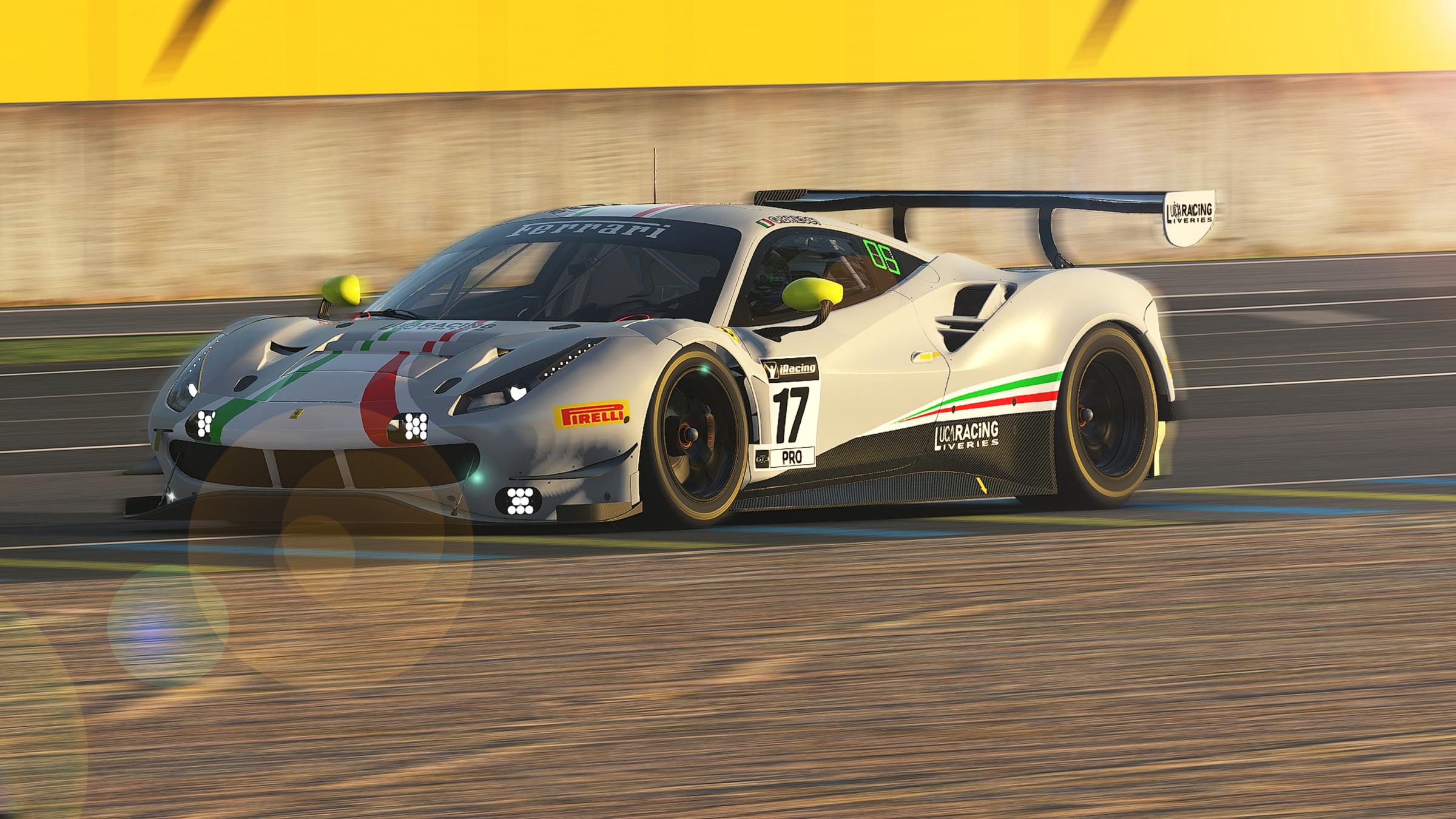 Preview of Ferrari 488 GT3 Evo Luca grey by Gianluca Bresci
