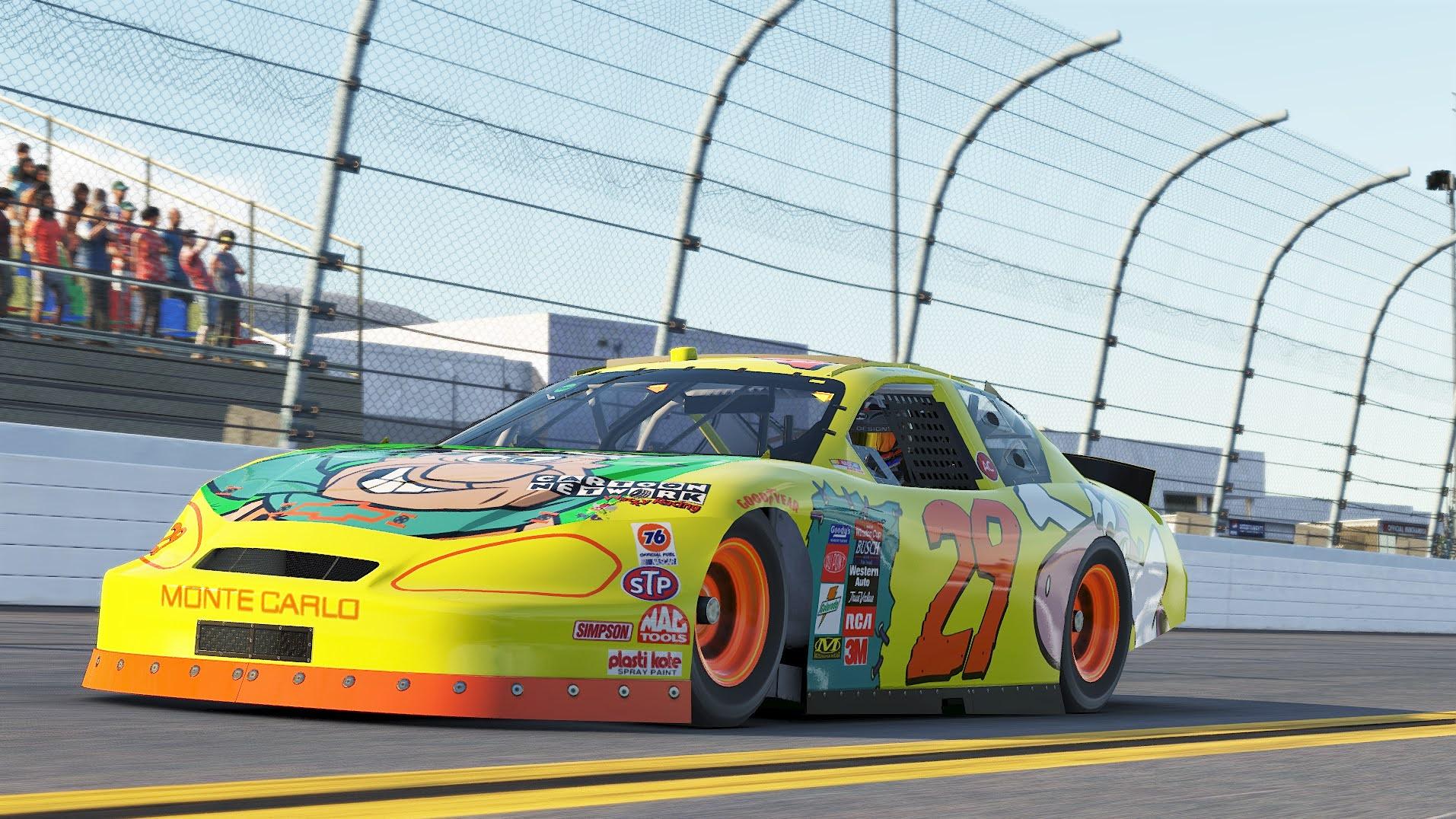 Preview of Cartoon Network Steve Grissom 1996 Car #29 by Kevin Lail