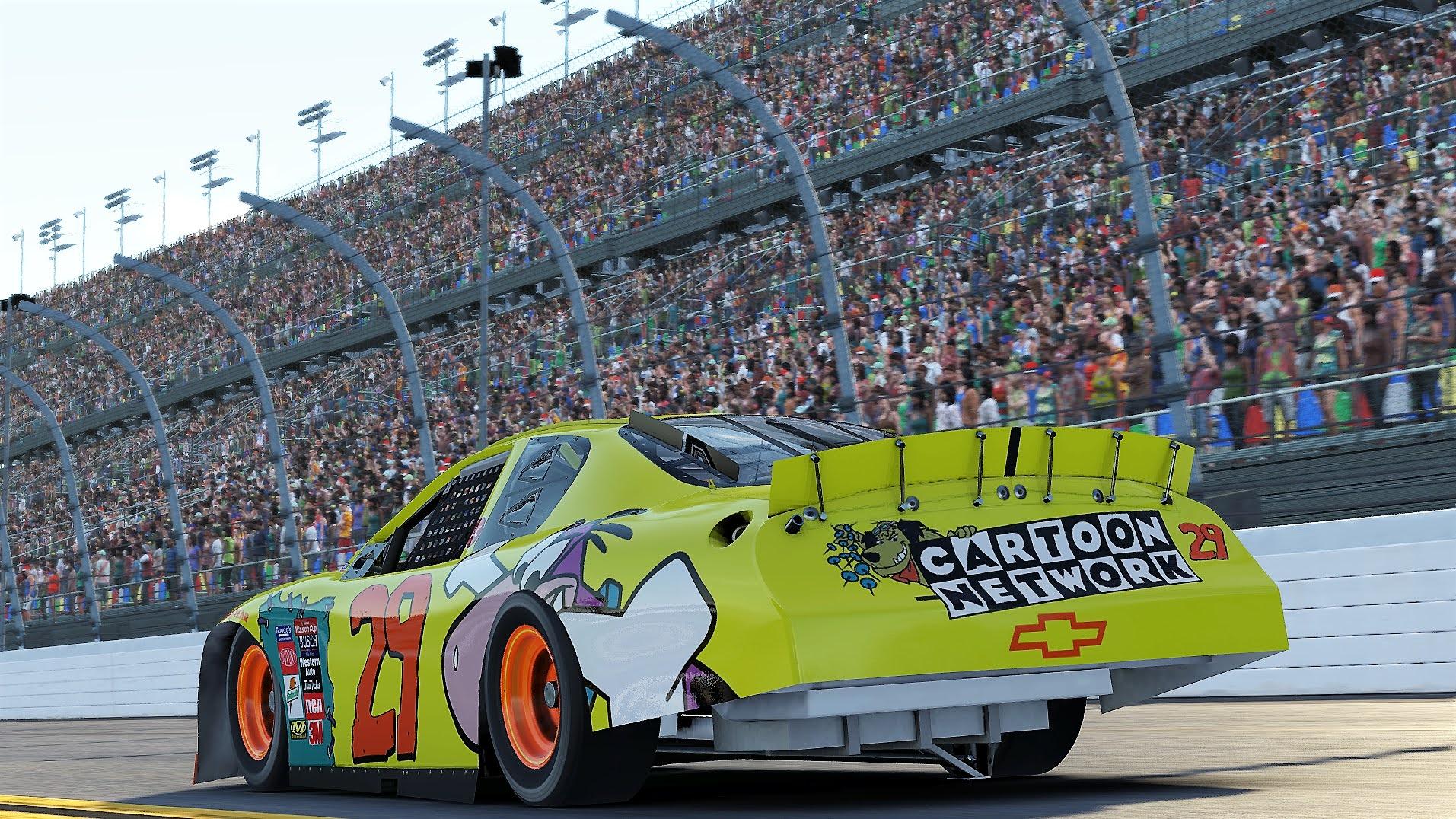 Preview of Cartoon Network Steve Grissom 1996 Car #29 by Kevin Lail