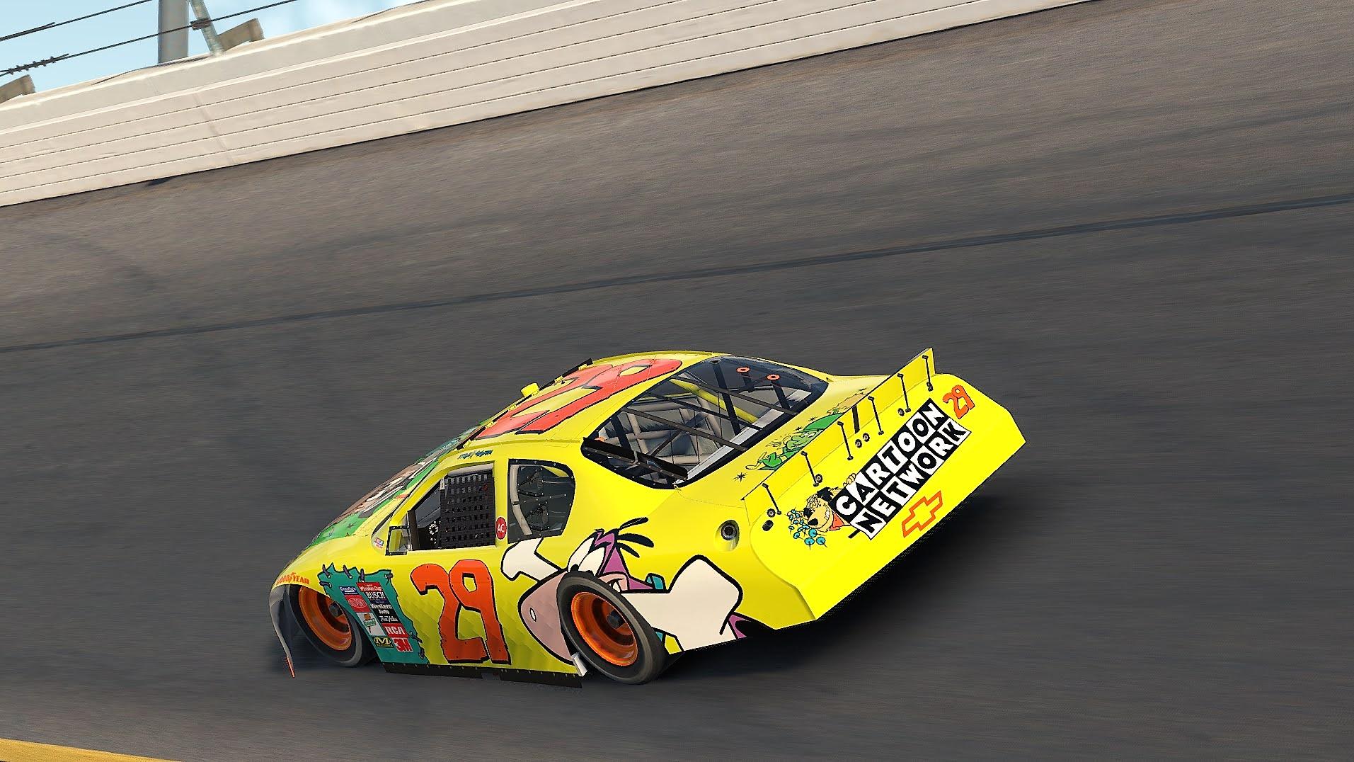 Preview of Cartoon Network Steve Grissom 1996 Car #29 by Kevin Lail