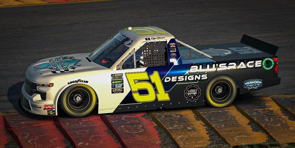 Blus Race Designs 51 by Noah O. - Trading Paints