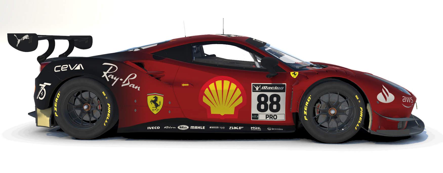 Preview of Ferrari GT3 Evo F1 2022 Tribute Livery - Leclerc & Sainz by Paul V.