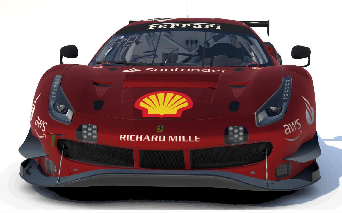 Preview of Ferrari GT3 Evo F1 2022 Tribute Livery - Leclerc & Sainz by Paul V.