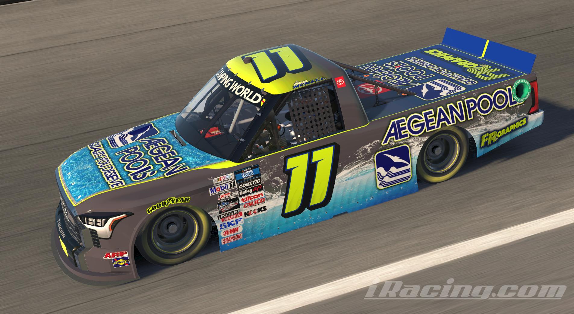 Preview of Aaron McNall 2022 NASCAR Camping World Truck Series Toyota Tundra by Manix Furqueron