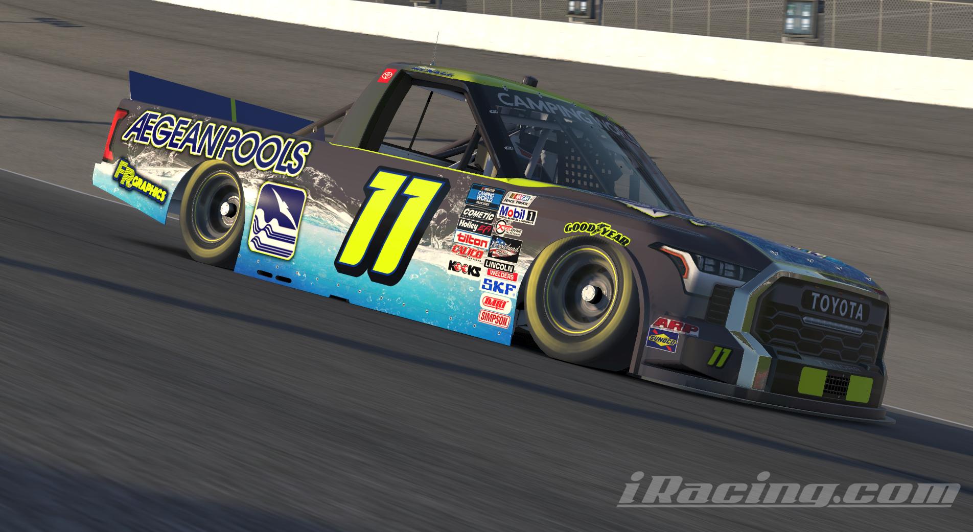 Preview of Aaron McNall 2022 NASCAR Camping World Truck Series Toyota Tundra by Manix Furqueron