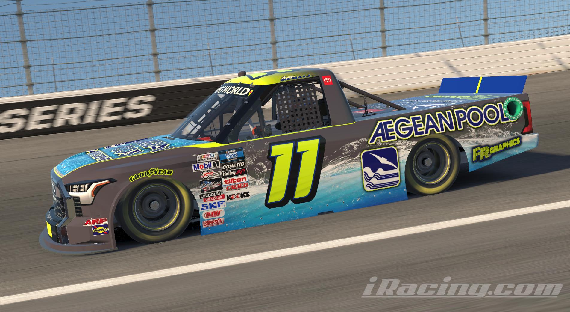 Preview of Aaron McNall 2022 NASCAR Camping World Truck Series Toyota Tundra by Manix Furqueron