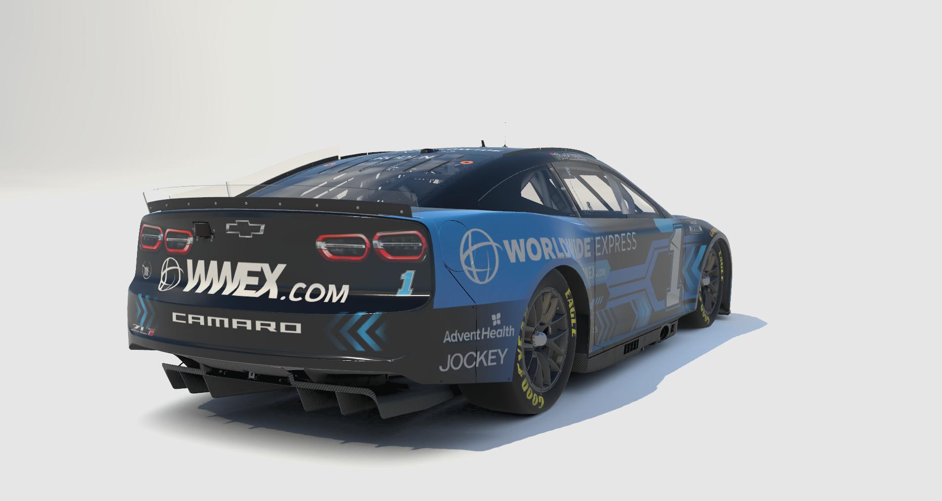 Preview of 2022 Ross Chastain Worldwide Express Camaro by Brantley Roden