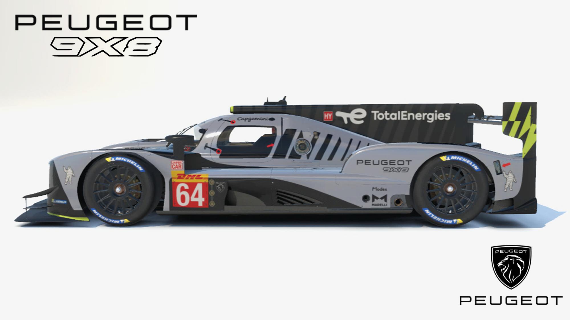 Preview of Team Peugeot TotalEnergies 9X8 Le Mans Hypercar 22 by S Mishra