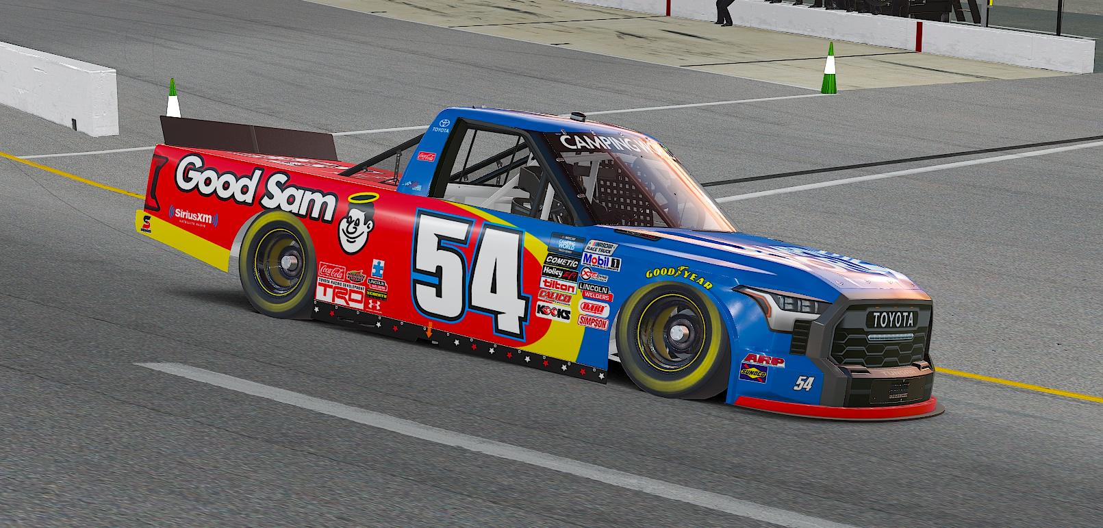 Preview of #54 Bubba Wallace Good Sam / Camping World 2022 Toyota Tundra TRD Pro (CUSTOM NUMBER) by Andy Warren