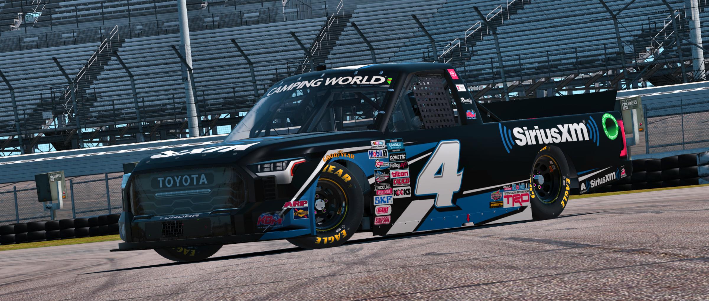 Preview of 2020 Raphaël Lessard/Kyle Busch Motorsports #4 SiriusXM Tundra TRD Pro  by Ricardo Bernal2