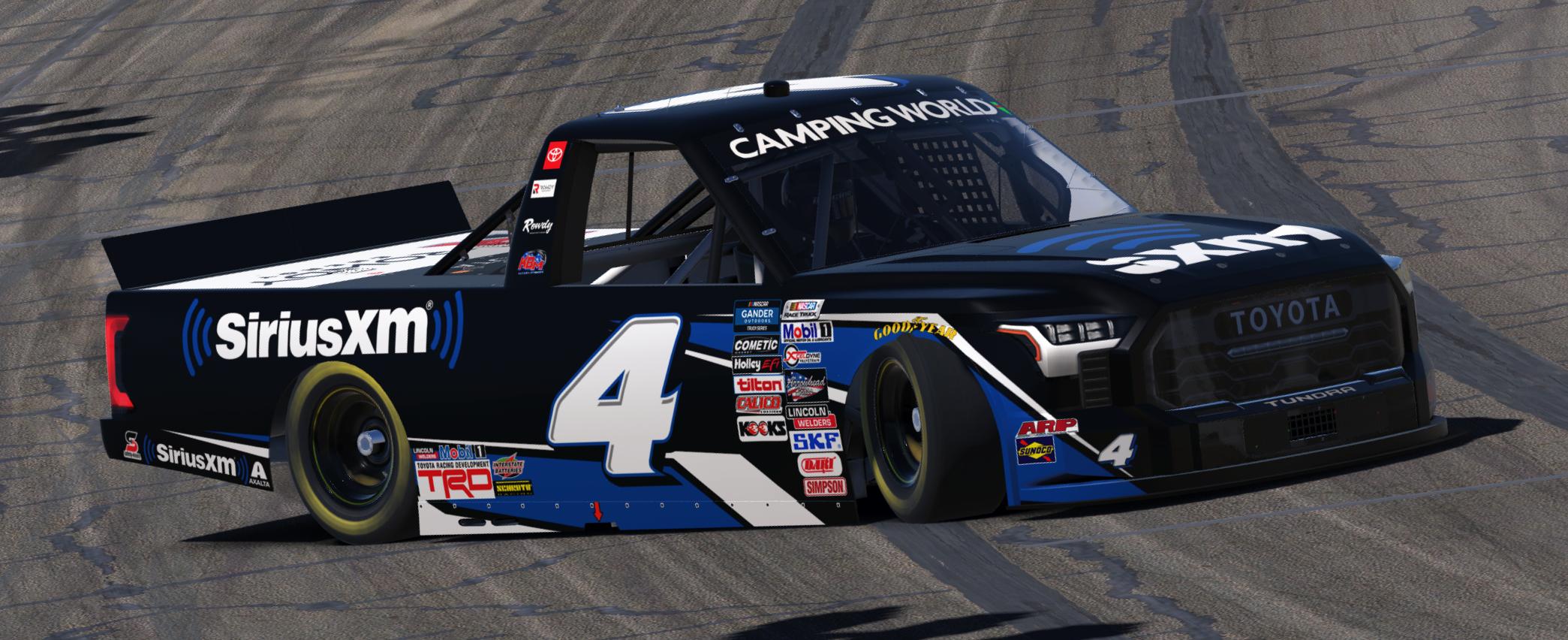 Preview of 2020 Raphaël Lessard/Kyle Busch Motorsports #4 SiriusXM Tundra TRD Pro  by Ricardo Bernal2