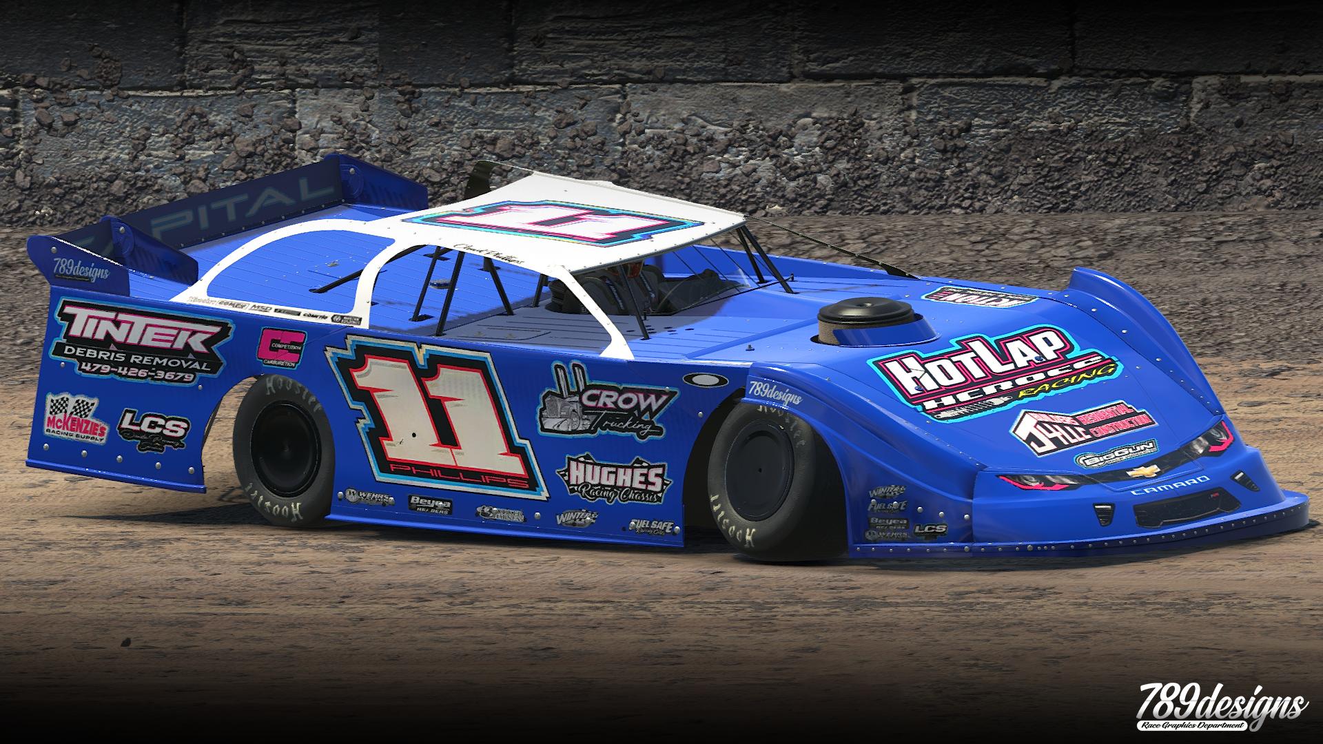 Preview of Chad Phillips Dirt Late Model White Top by Garrett Marshall