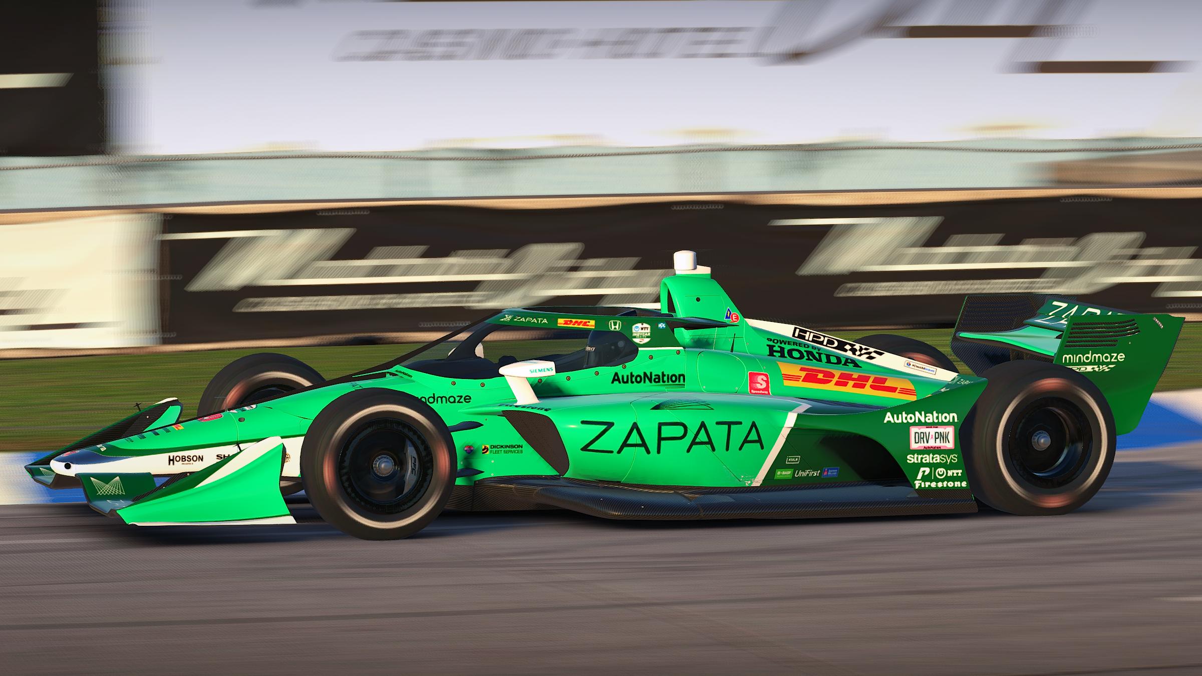 Preview of 2022 Romain Grosjean Zapata IndyCar by Jeff McKeand