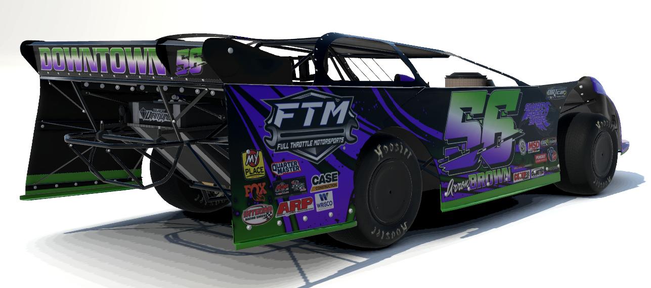 Preview of Arron Brown #56 - Dirt Late Models - Dewpro Performance / Full Throttle Motorsports / Swan Speed Shop / Justin Sick Photography by Kenny Mitchell