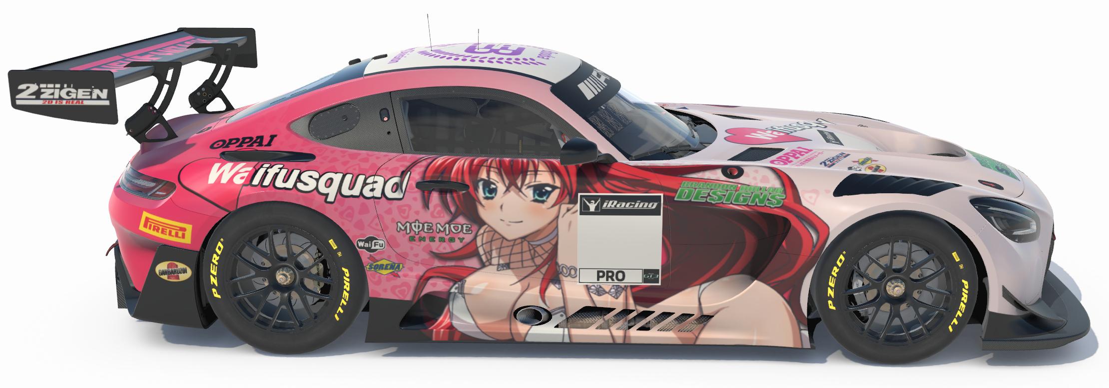 Preview of Waifusquad Itasha Mercedes AMG GT3 EVO  by Brandon D.