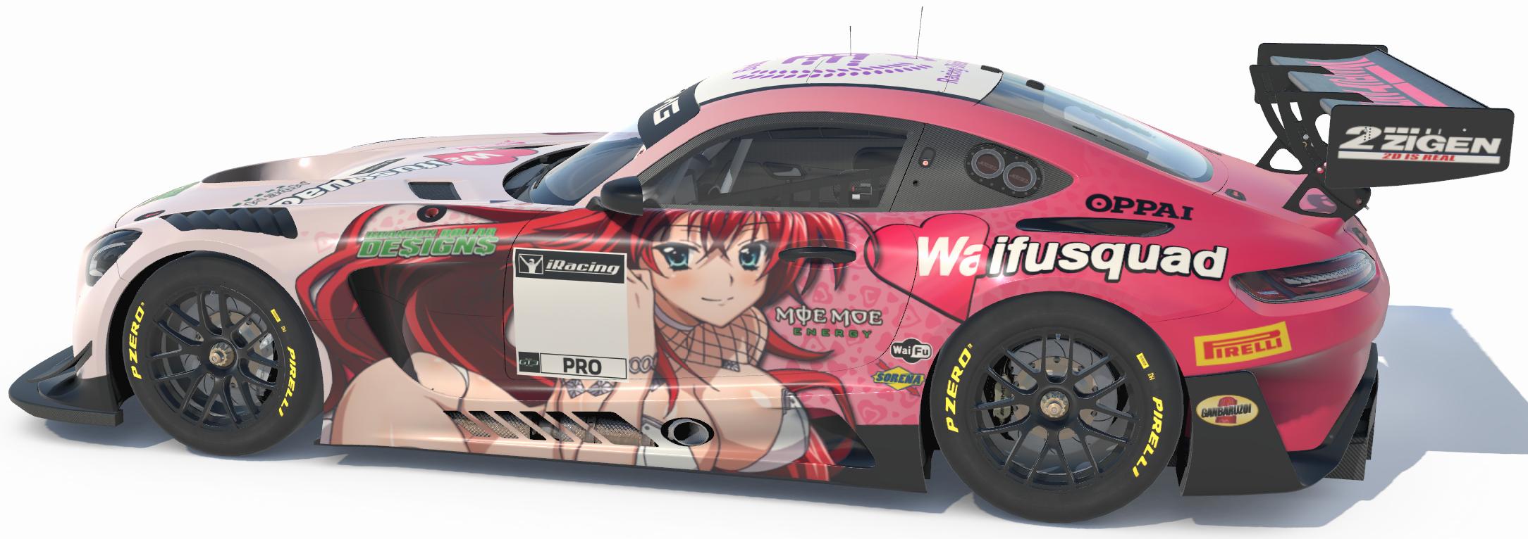 Preview of Waifusquad Itasha Mercedes AMG GT3 EVO  by Brandon D.