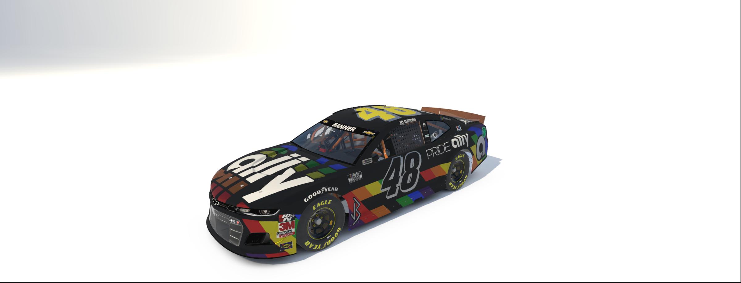 Preview of Ally Pride tribute 2020 Alex Bowman Scheme by JB Banner