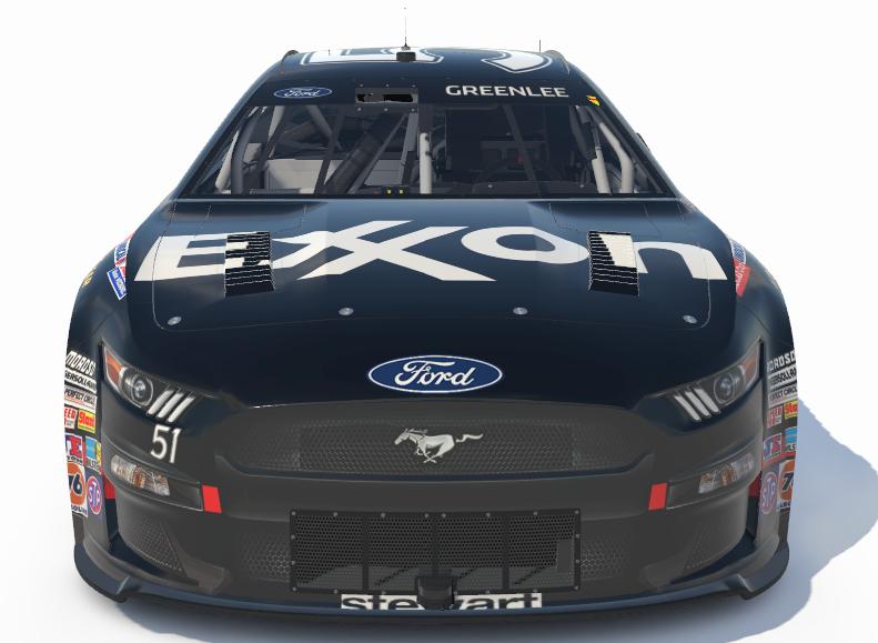 Preview of Rowdy Burns Exxon Throwback - 2022 Ford Mustang *Days of Thunder* *Custom #* by Gary G.