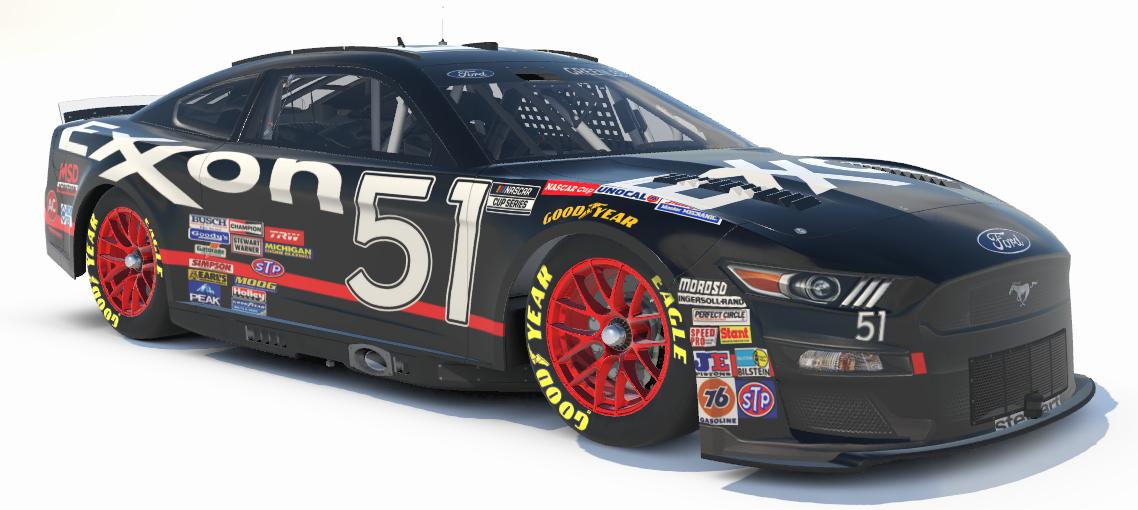 Preview of Rowdy Burns Exxon Throwback - 2022 Ford Mustang *Days of Thunder* *Custom #* by Gary G.