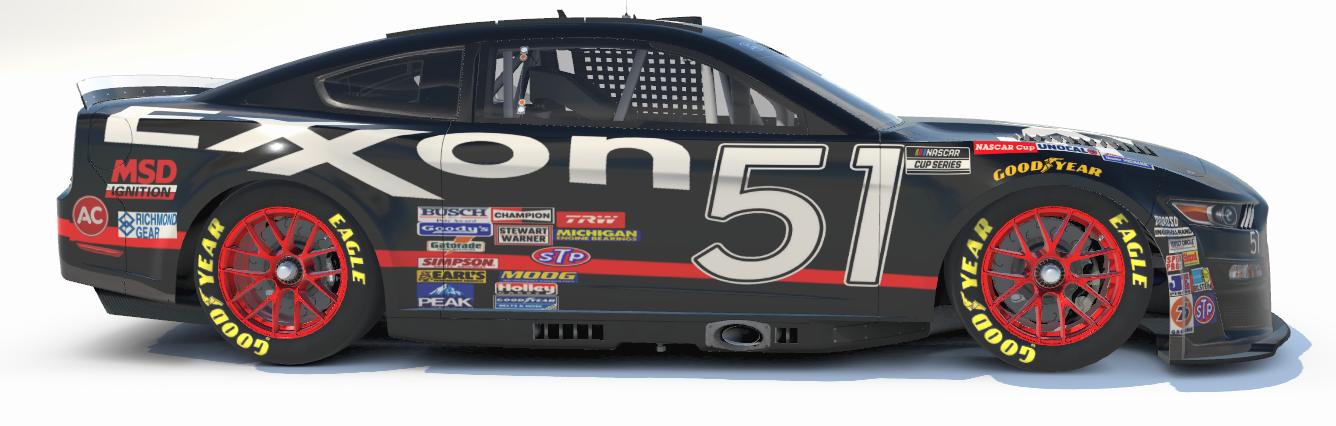 Preview of Rowdy Burns Exxon Throwback - 2022 Ford Mustang *Days of Thunder* *Custom #* by Gary G.