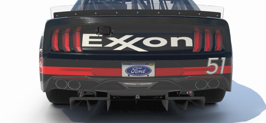 Preview of Rowdy Burns Exxon Throwback - 2022 Ford Mustang *Days of Thunder* *Custom #* by Gary G.
