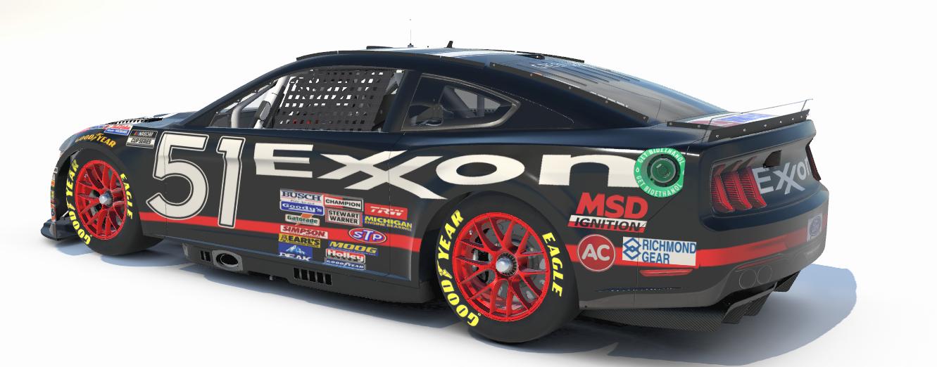 Preview of Rowdy Burns Exxon Throwback - 2022 Ford Mustang *Days of Thunder* *Custom #* by Gary G.