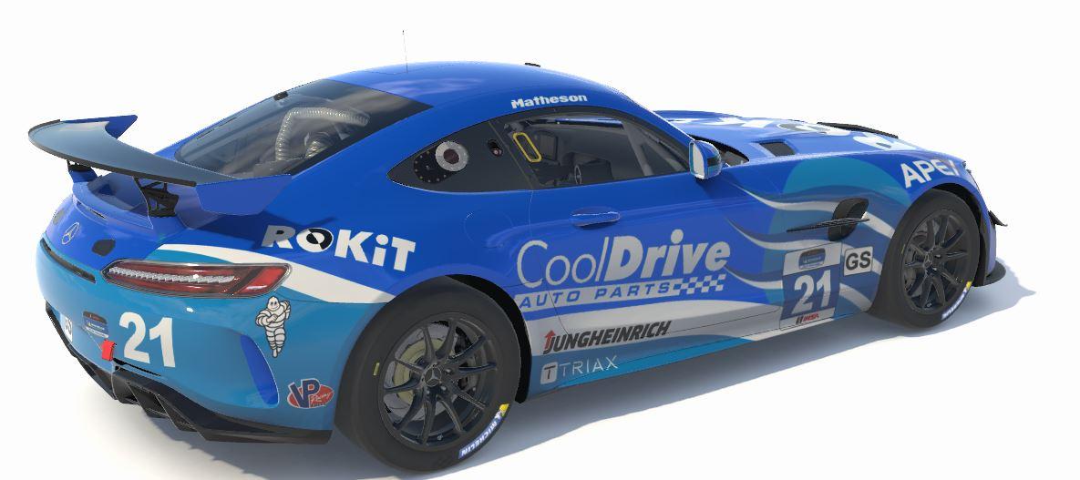Preview of Cooldrive Mercedes GT4 (fantasy scheme) by Riley Matheson