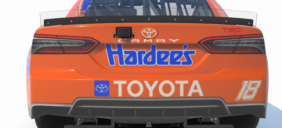 Russ Wheeler Hardees Toyota Camry Throwback *Days of Thunder* by Gary G ...