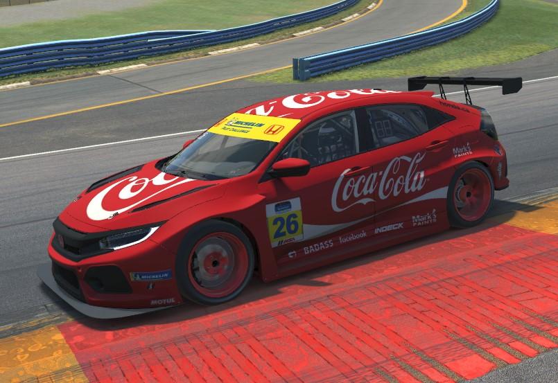 Preview of coca cola Honda Civic Type R by Mark B.