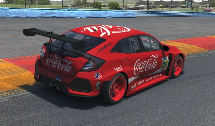 Preview of coca cola Honda Civic Type R by Mark B.