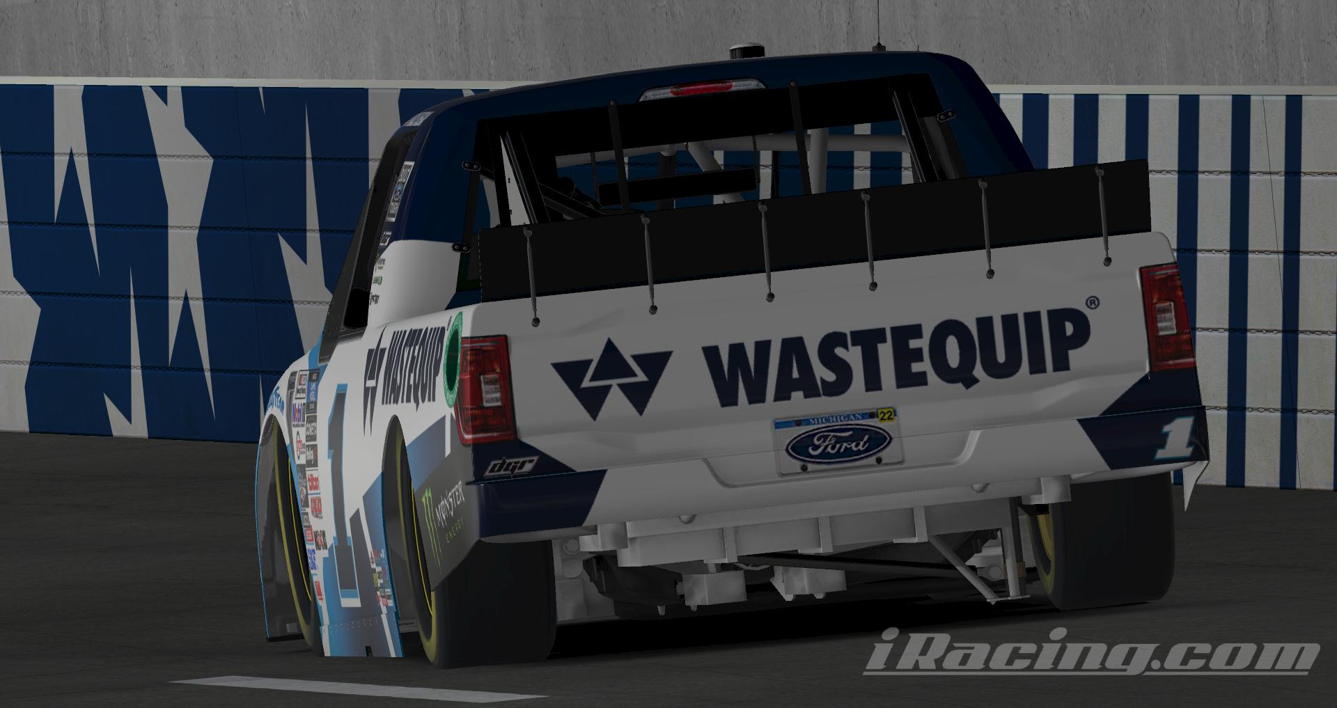 Preview of Hailie Deegan #1 Wastequip V3 2022 NASCAR Camping World Truck Series by Ryan Broderick