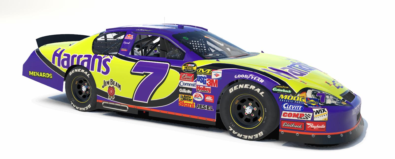 2006 Robby Gordon Harrahs #7 by Matt Tomelleri - Trading Paints