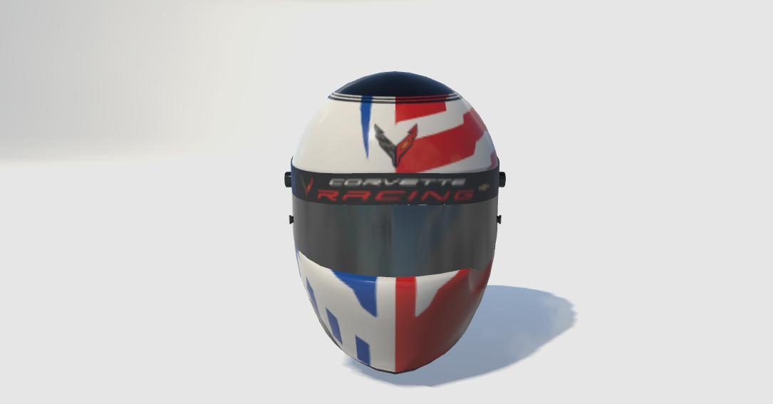 Preview of Corvette Racing Patriot Jake Helmet by Pat Gabriel