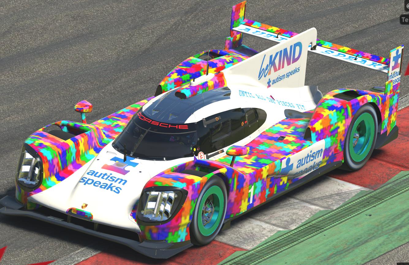 Preview of Autism Speaks Racing Porsche 919 Hybrid by Todd Schwarz