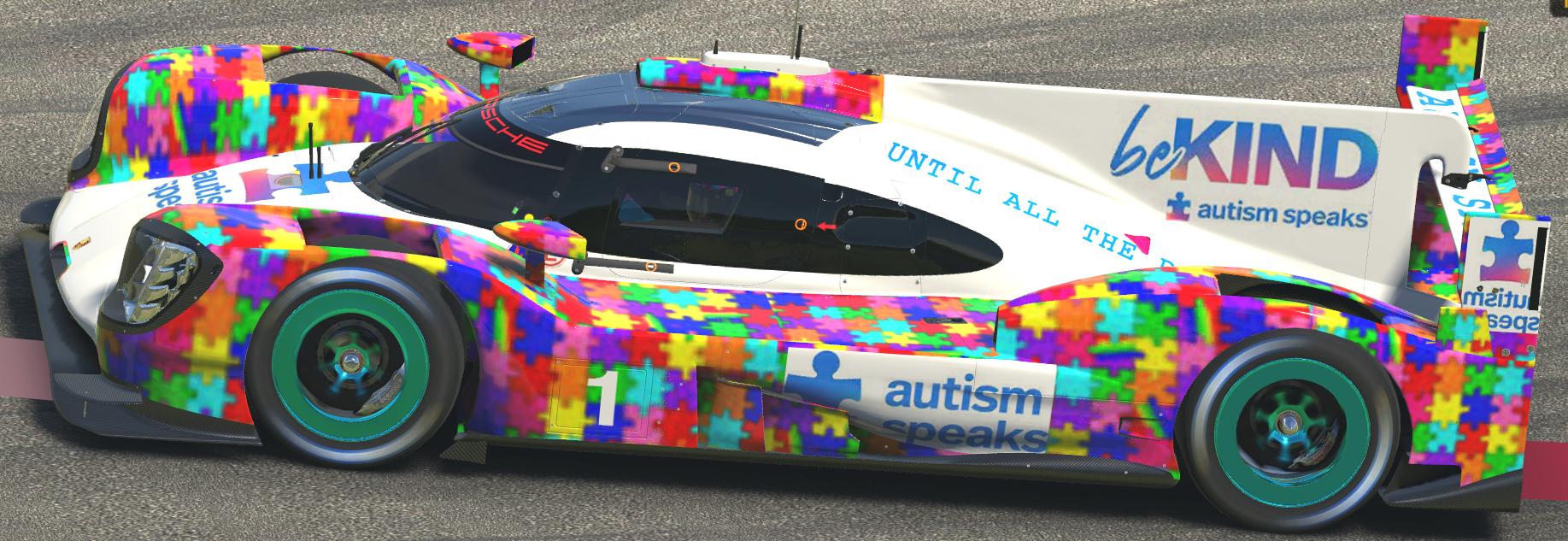 Preview of Autism Speaks Racing Porsche 919 Hybrid by Todd Schwarz