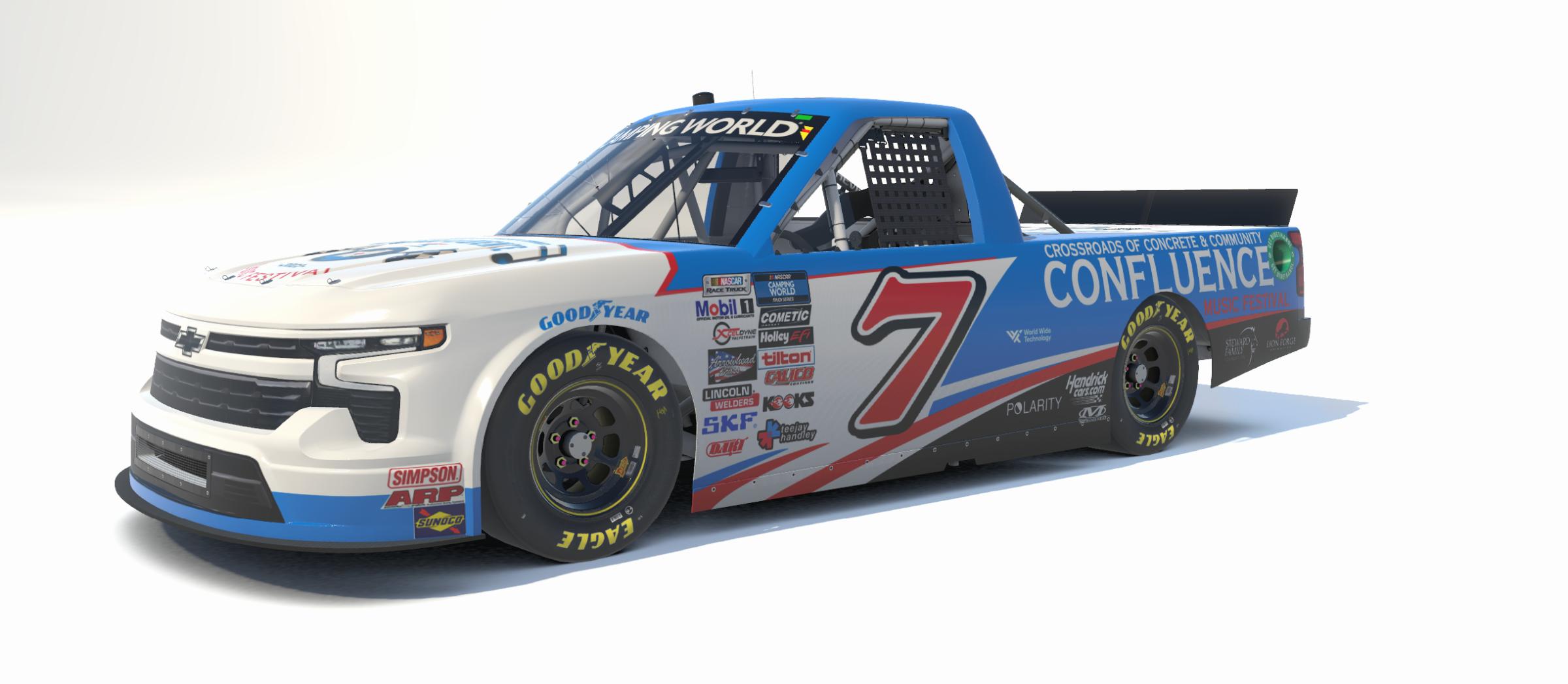 Preview of Sim Stamp - Crossroads of Conrete & Community Confluence Music Festival / WWT ( World Wide Technology ) - Rajah Caruth - Spire Motorsports - by Teejay Handley