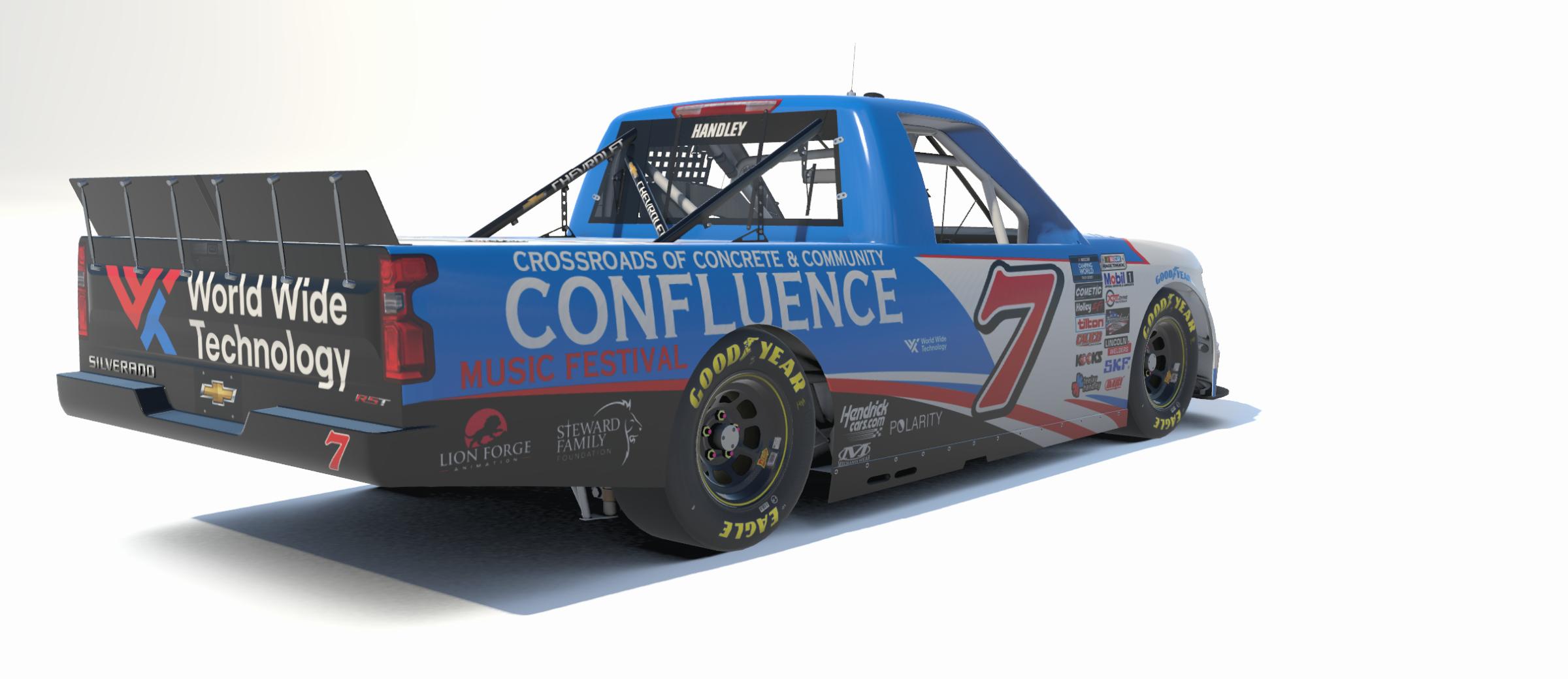 Preview of Sim Stamp - Crossroads of Conrete & Community Confluence Music Festival / WWT ( World Wide Technology ) - Rajah Caruth - Spire Motorsports - by Teejay Handley