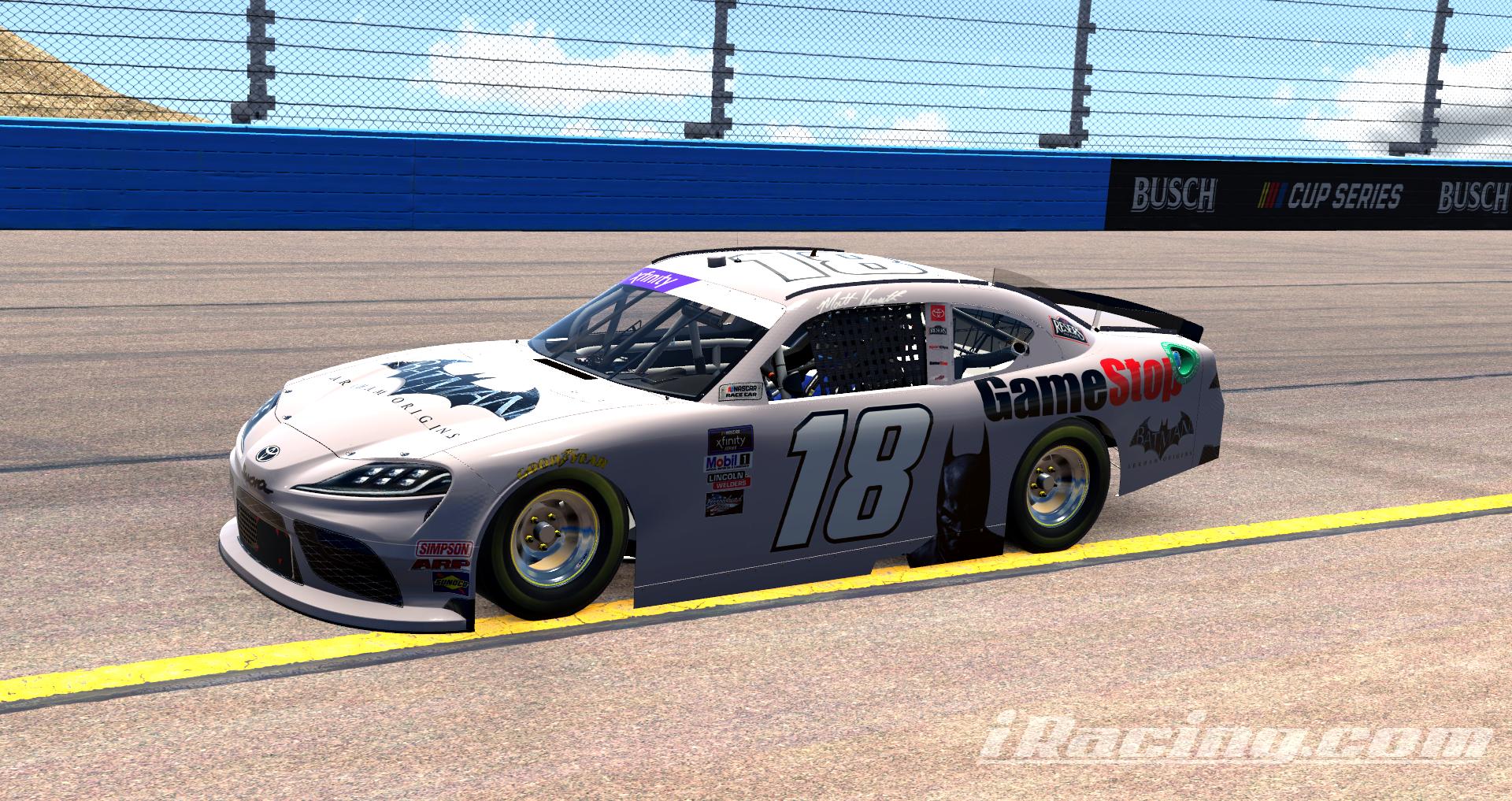 Preview of Matt Kenseth 2013 Gamestop/Batman Arkham Origins No Number by Martin Roberg