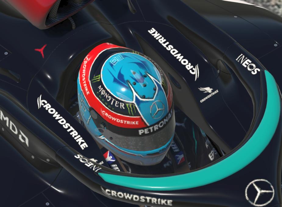 Preview of George Russell 2022 Blue by Stephen Phillips3