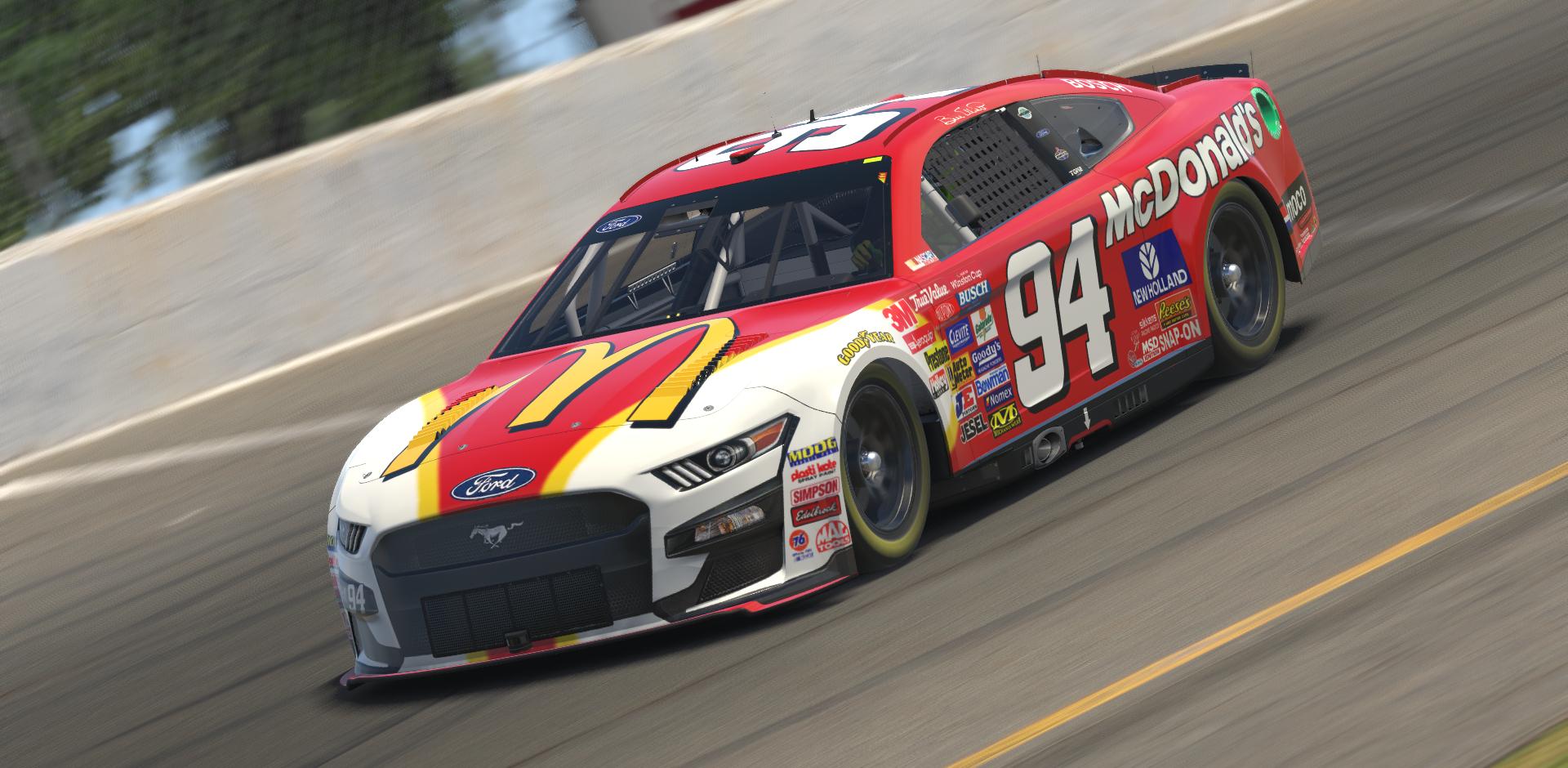 1996 B.Elliott McDonalds /w Number by Thomas Nolden Trading Paints