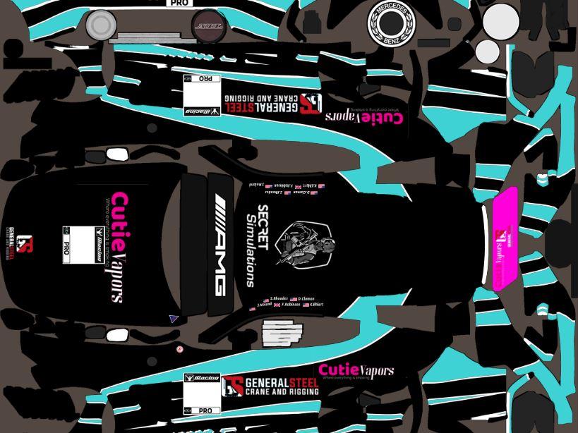 Preview of Secret Sim Racings Spa 24h Merc GT3 by Finn Robinson