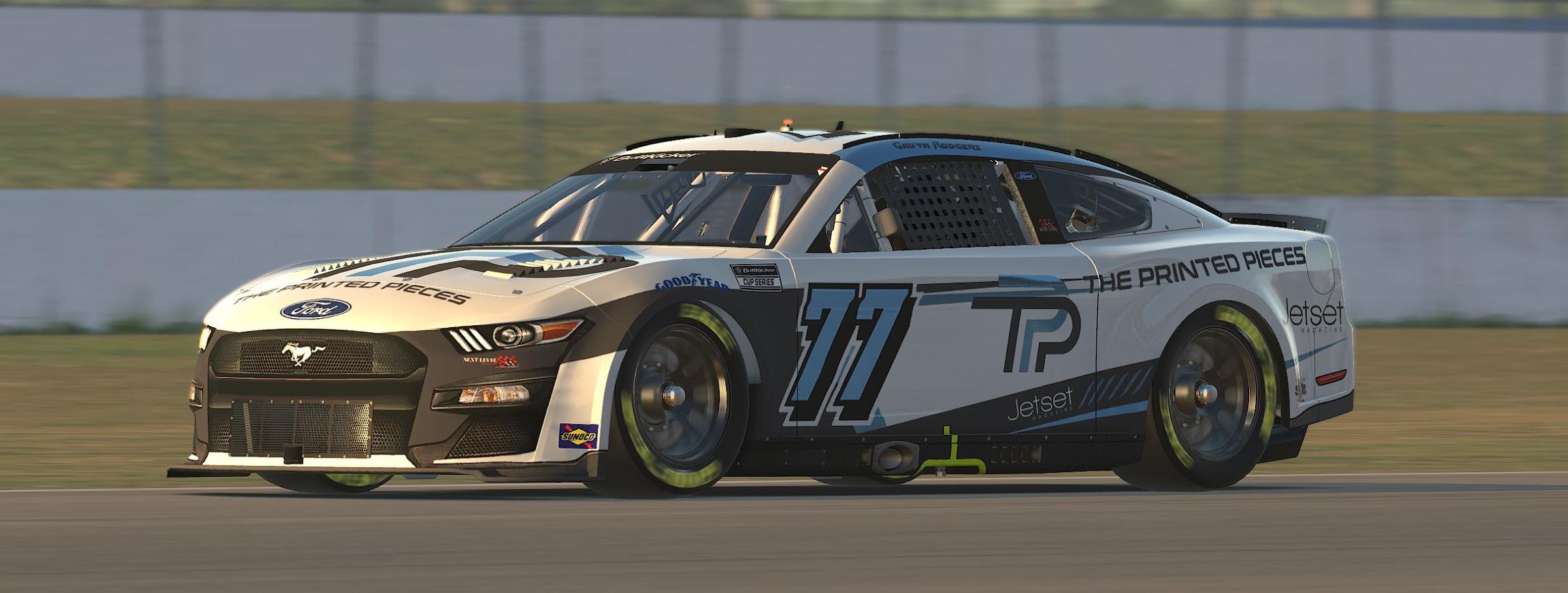 Preview of The Printed Pieces Ford Mustang - 77 Rodgers by Nigel Christianson