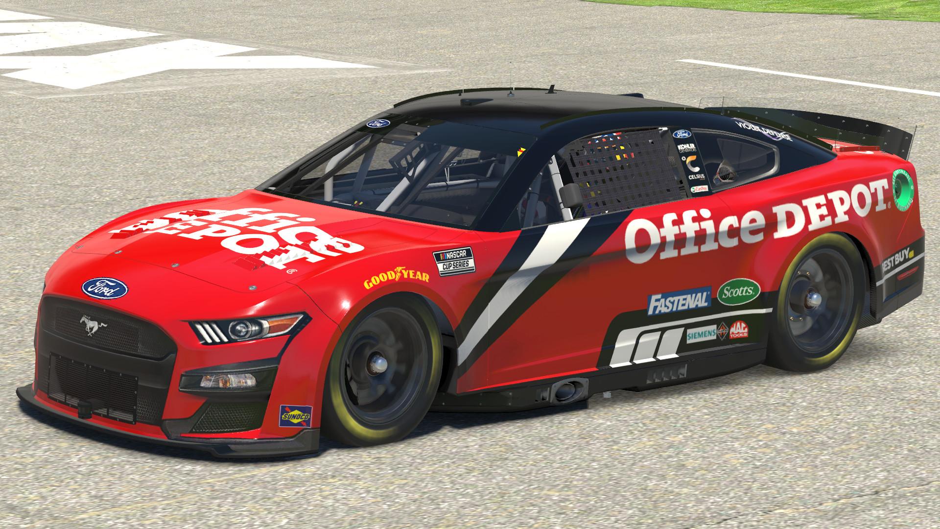 Preview of Fictional Office Depot Ford Mustang by Jacob Fortino