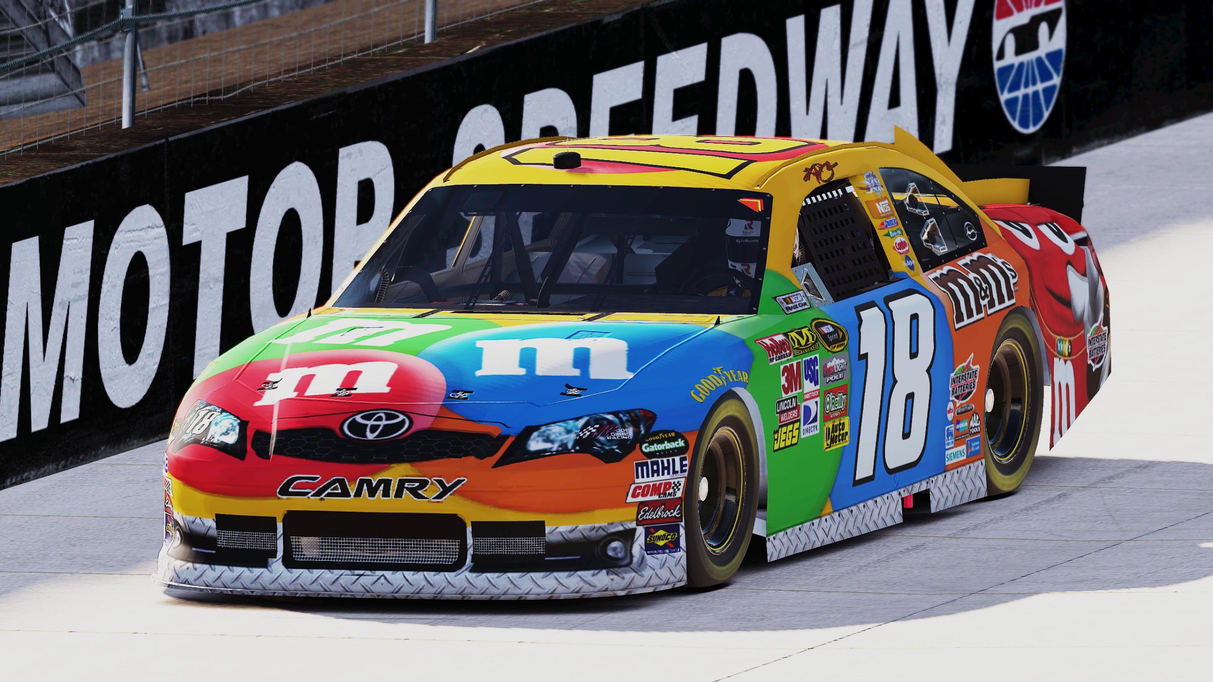 Preview of Kyle Busch 2011 M&Ms #18 Camry by Aledam Contreras