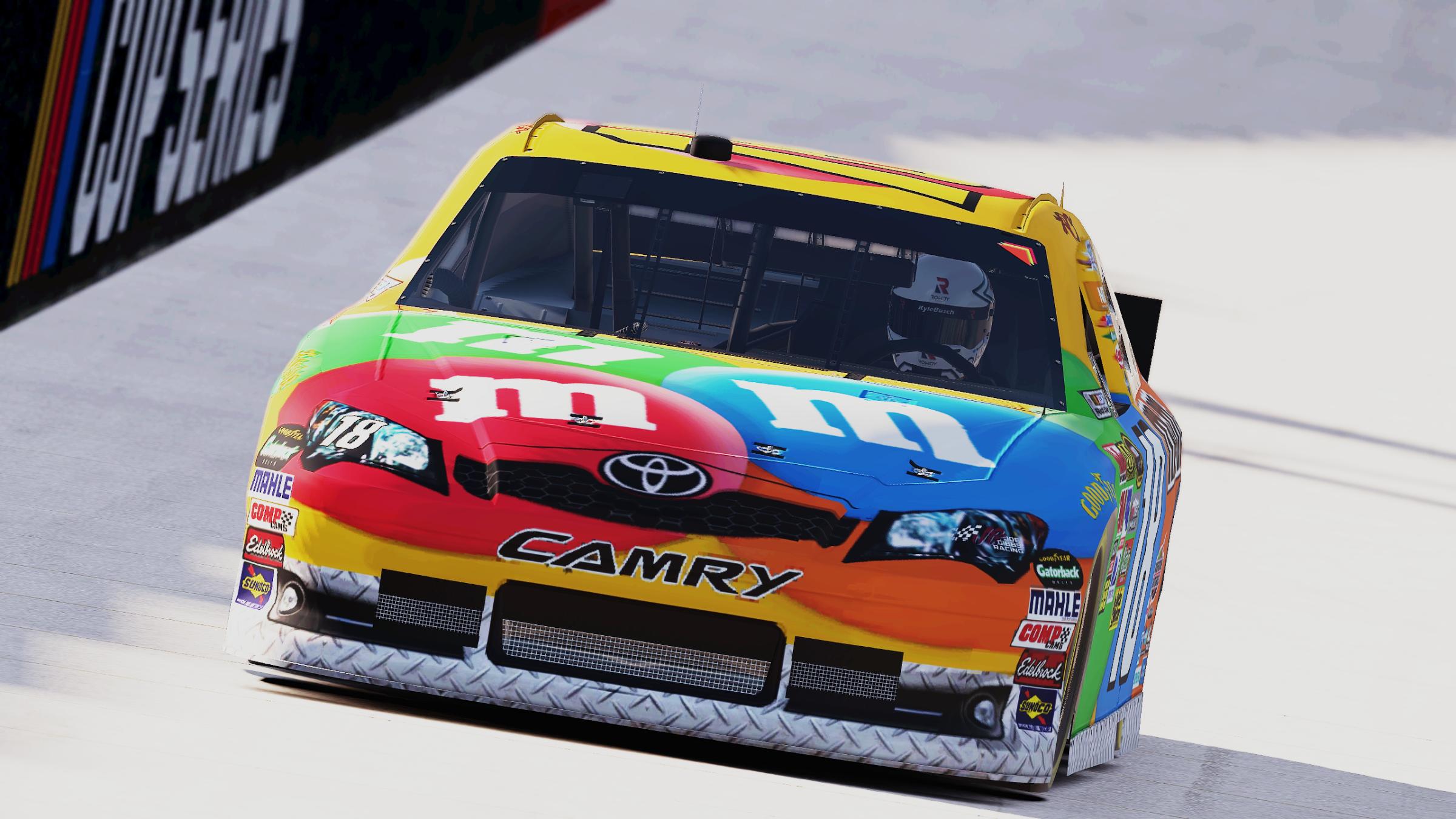Preview of Kyle Busch 2011 M&Ms #18 Camry by Aledam Contreras