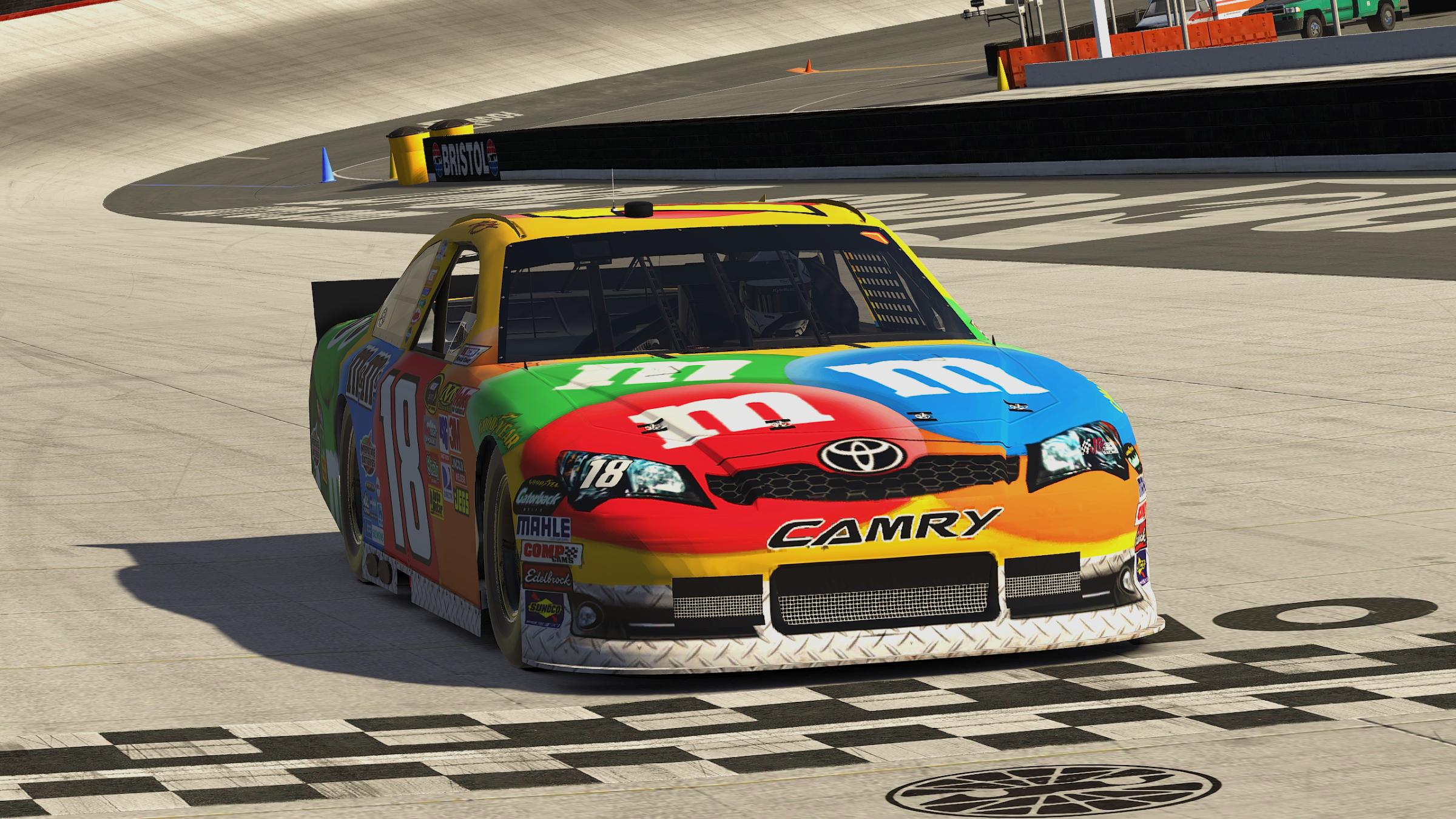 Preview of Kyle Busch 2011 M&Ms #18 Camry by Aledam Contreras